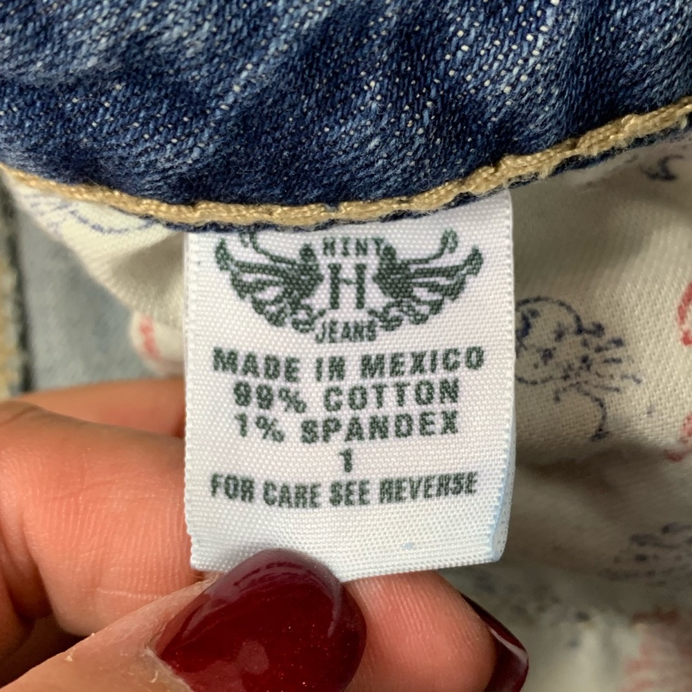 Hint Denim Jean Shorts - Picture 5 of 6